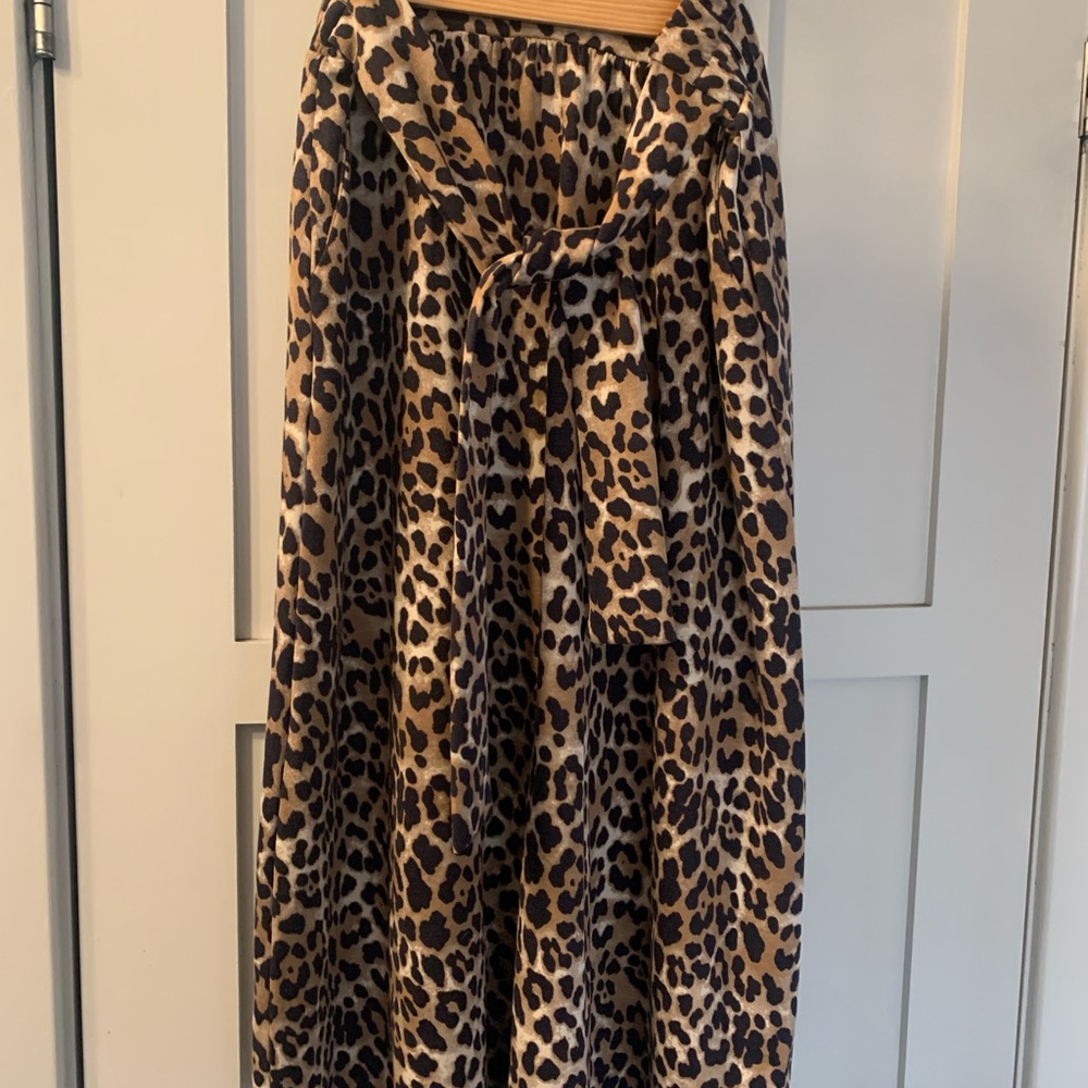 Leopard Print Women's Skirt